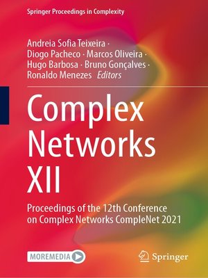 cover image of Complex Networks XII